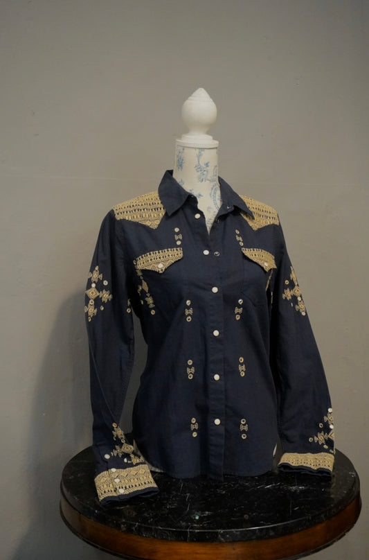 Camicia Texana Vintage Ralph Lauren Donna